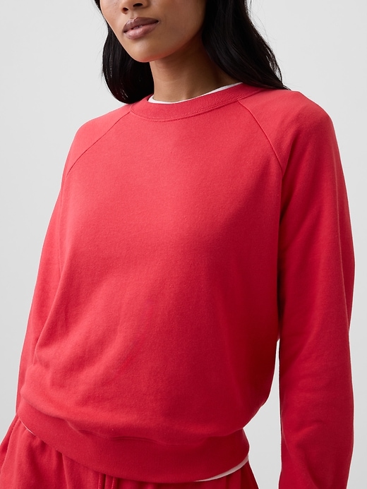 Image number 4 showing, Relaxed French Terry Crewneck Sweatshirt