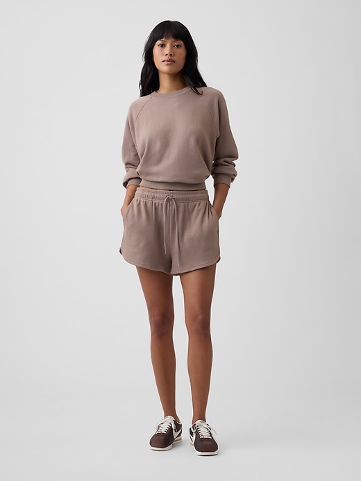 Image number 1 showing, Relaxed French Terry Dolphin Shorts