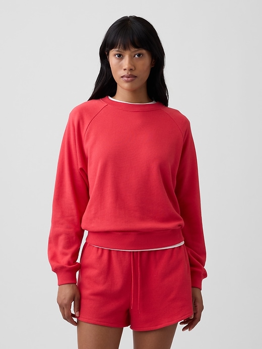 Image number 1 showing, Relaxed French Terry Crewneck Sweatshirt