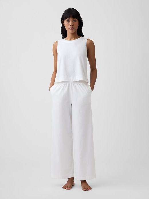 Image number 3 showing, Crewneck PJ Shell Tank Top