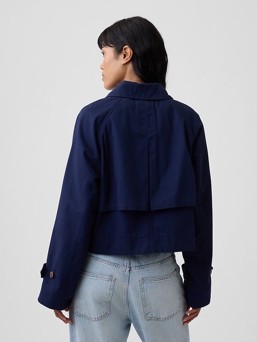 Image number 2 showing, Relaxed Cropped Trench Coat