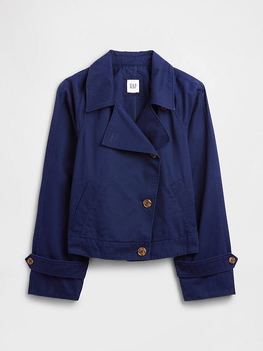 Image number 5 showing, Relaxed Cropped Trench Coat