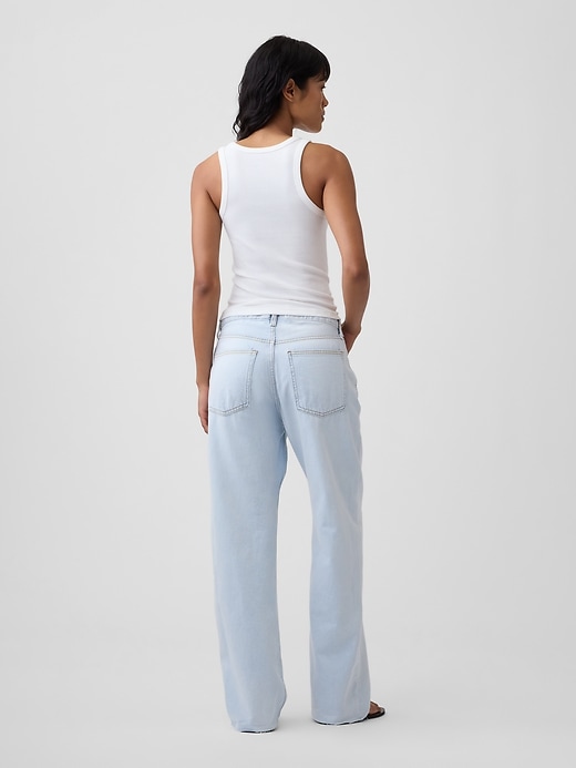 Image number 4 showing, Low Slung Relaxed Straight Jeans