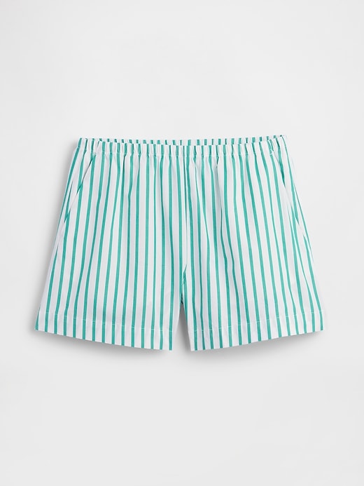 Image number 7 showing, Relaxed Pull-On Poplin Shorts