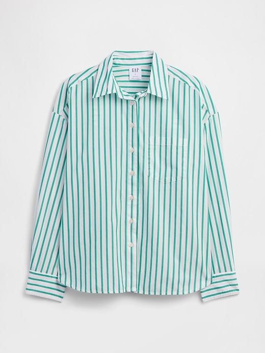 Image number 5 showing, Oversized Shirt in Poplin