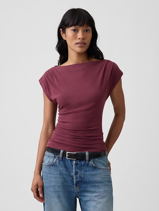 Image number 1 showing, Dolman Sleeve Top