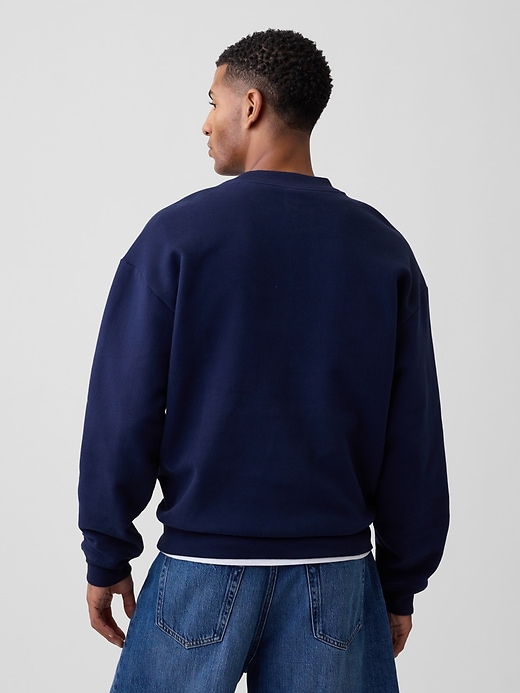 Image number 2 showing, Adult Relaxed Gap Mini-Logo Sweatshirt