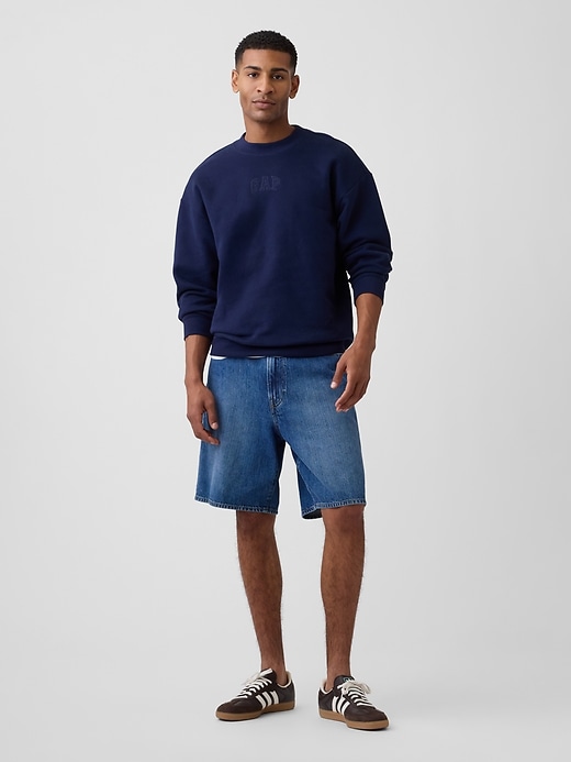 Image number 3 showing, Adult Relaxed Gap Mini-Logo Sweatshirt