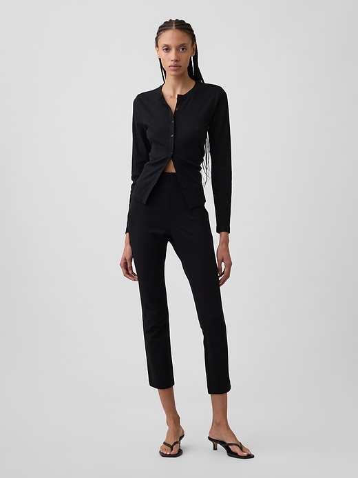 Image number 1 showing, High Rise Ponte Capris