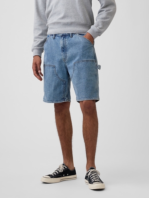 Image number 3 showing, 9" Denim Carpenter Shorts