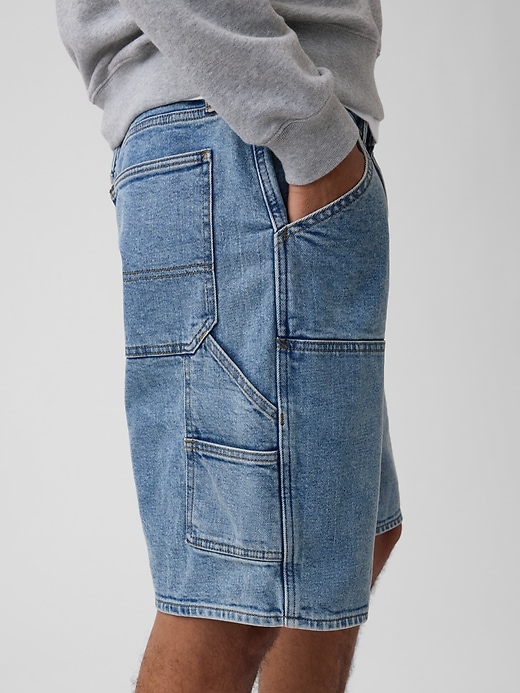 Image number 5 showing, 9" Denim Carpenter Shorts