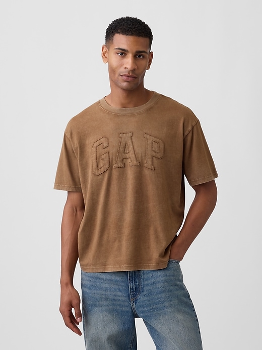 Image number 1 showing, Everyday Soft Boxy Gap Logo T-Shirt