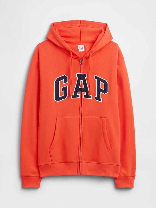 Image number 4 showing, Adult Relaxed Gap Logo Zip Hoodie