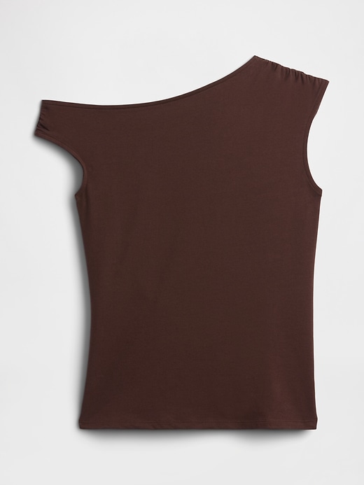 Image number 1 showing, Stretch Jersey Off-Shoulder Top