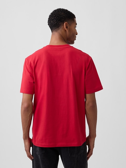 Image number 2 showing, Everyday Soft Relaxed Soccer Graphic T-Shirt