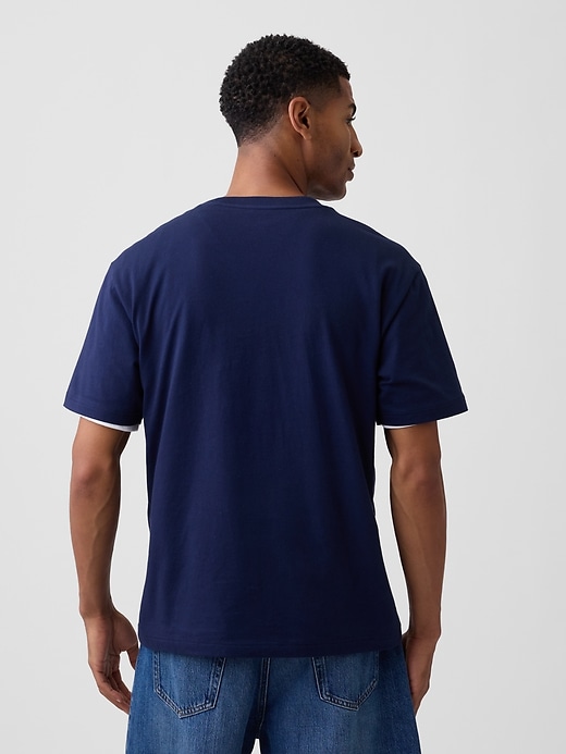 Image number 2 showing, Everyday Soft Relaxed Dad Graphic T-Shirt