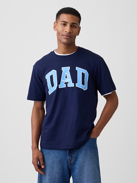 Image number 1 showing, Everyday Soft Relaxed Dad Graphic T-Shirt