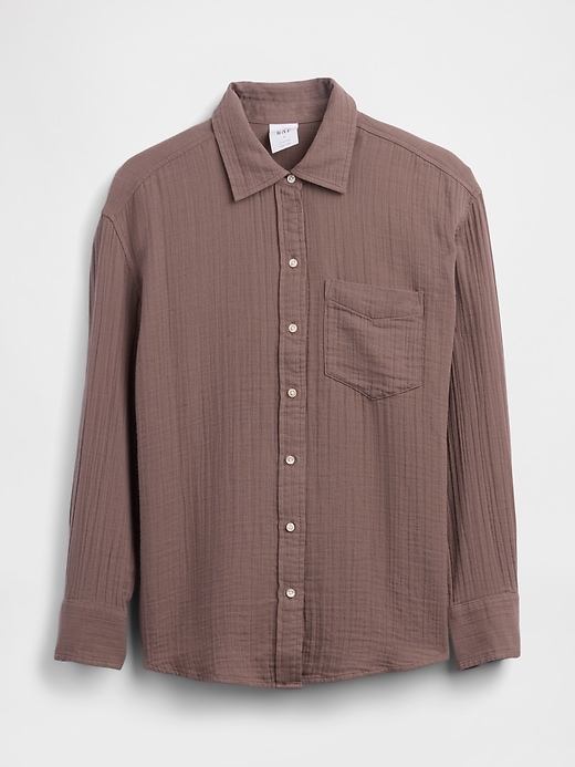 Image number 5 showing, Oversized Shirt in Gauze