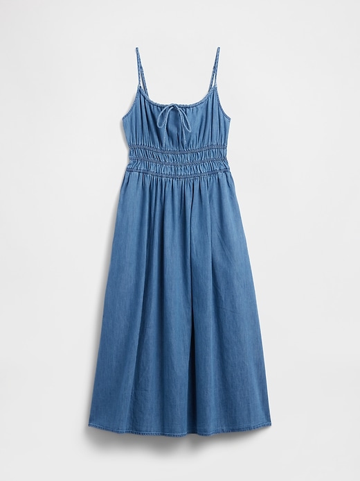 Image number 6 showing, Smocked Tie-Front Midi Dress