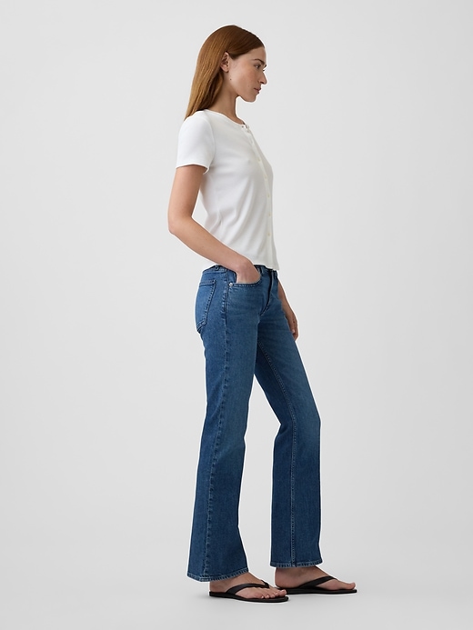 Image number 3 showing, Mid Rise Boot Jeans
