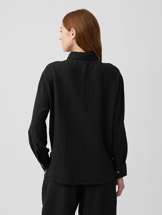 Image number 2 showing, Oversized Shirt in Gauze