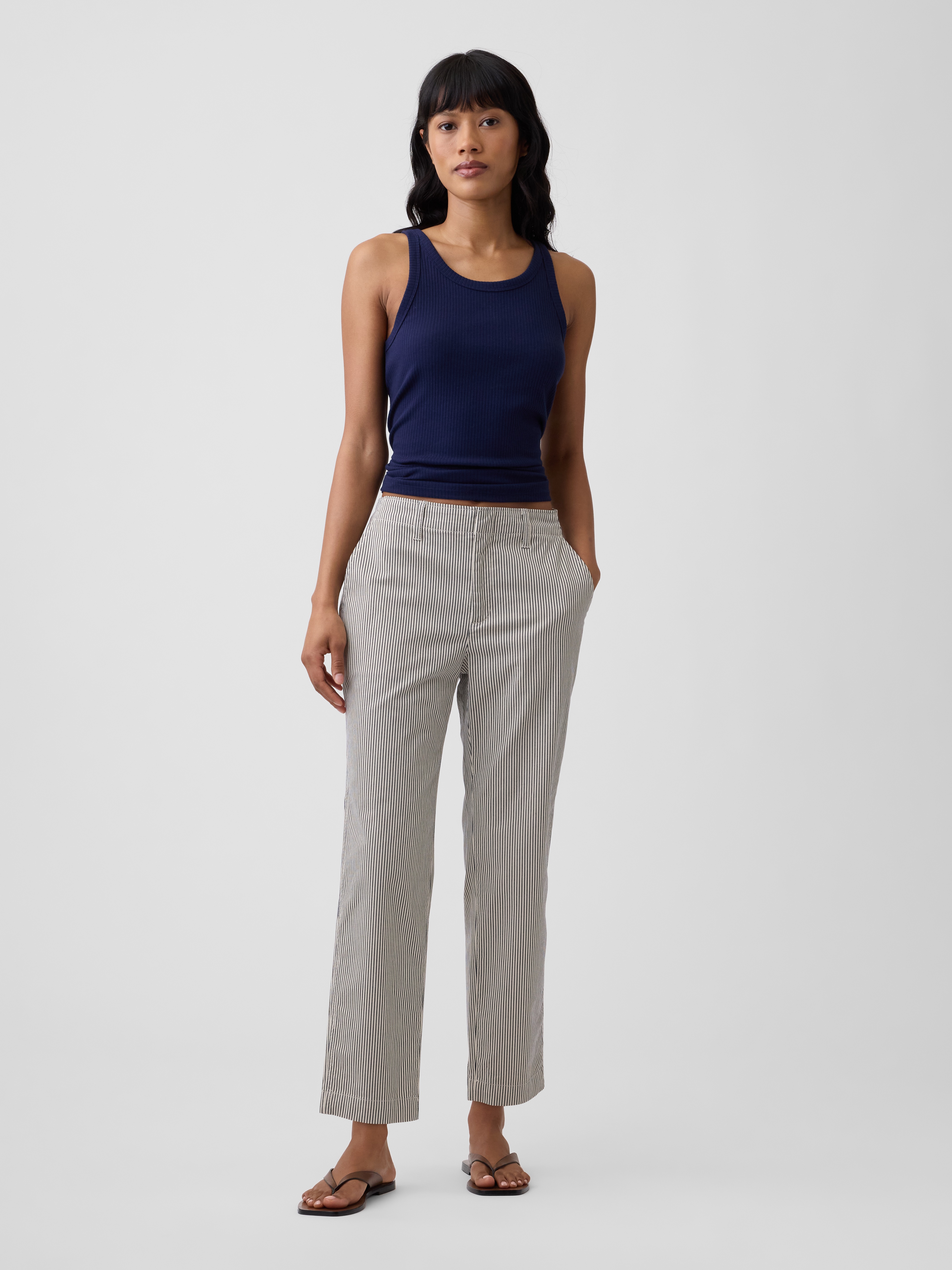 Mid Rise Downtown Khakis