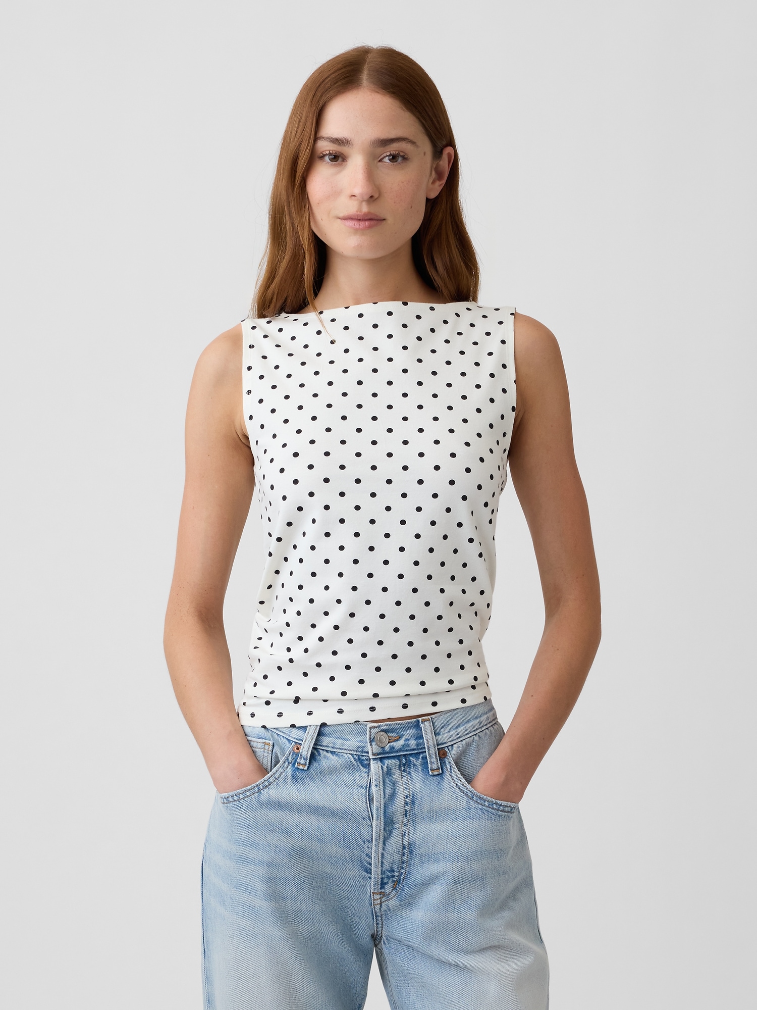 Boatneck Tank Top