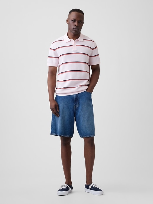 Image number 3 showing, Stripe Sweater Polo Shirt