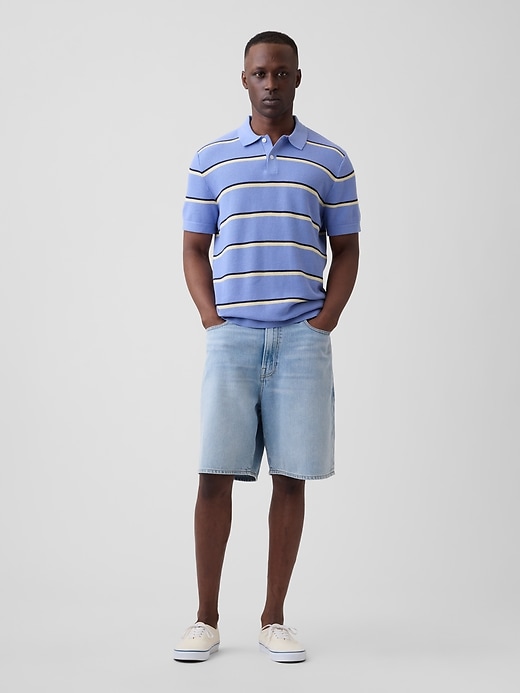 Image number 3 showing, Stripe Sweater Polo Shirt