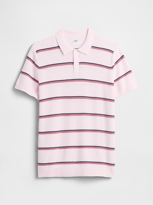 Image number 5 showing, Stripe Sweater Polo Shirt