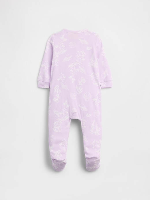 Image number 2 showing, Baby Print Two-Way Zip One-Piece