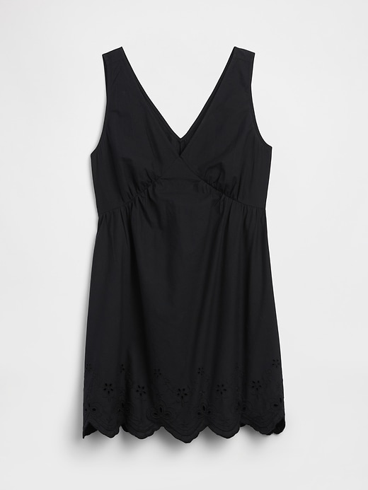 Image number 6 showing, Eyelet V-Neck Mini Dress