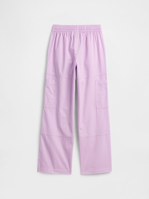 Image number 2 showing, Kids Pull-On Relaxed Denim Cargo Pants