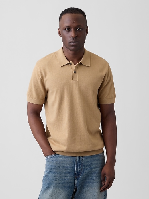 Image number 1 showing, Sweater Polo Shirt