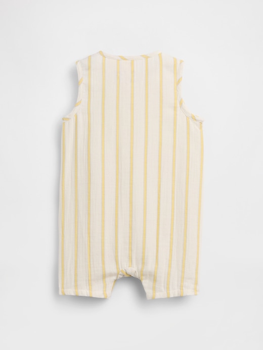 Image number 2 showing, Baby Gauze Romper