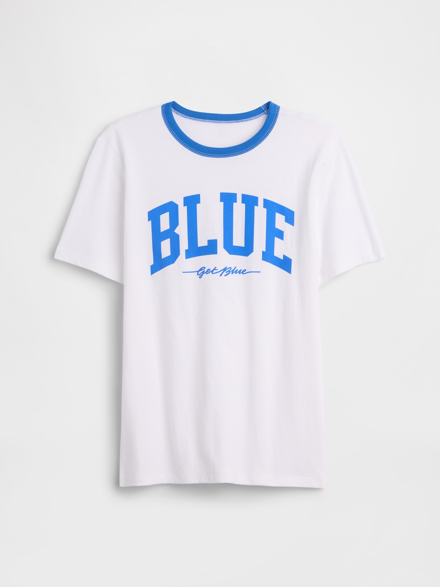 Kids Get Blue Ringer Graphic T-Shirt