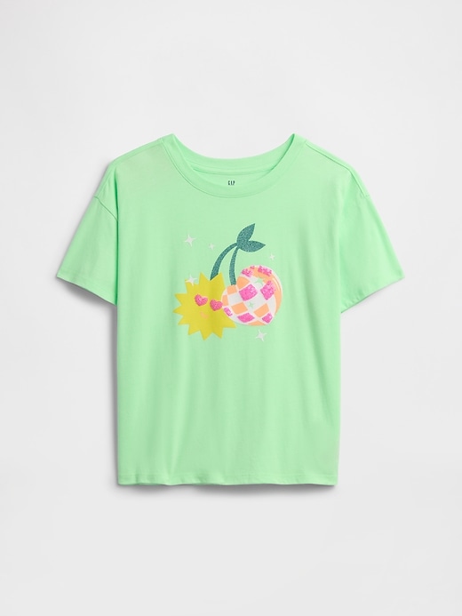 Image number 1 showing, Kids Relaxed Graphic T-Shirt