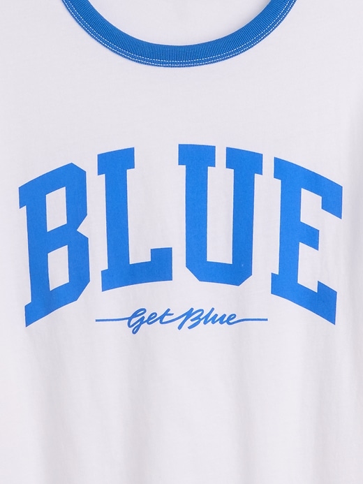 Kids Get Blue Ringer Graphic T-Shirt | Gap Factory