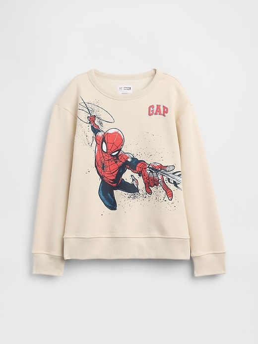 Image number 1 showing, GapKids Marvel Spider-Man Relaxed Crewneck Sweatshirt