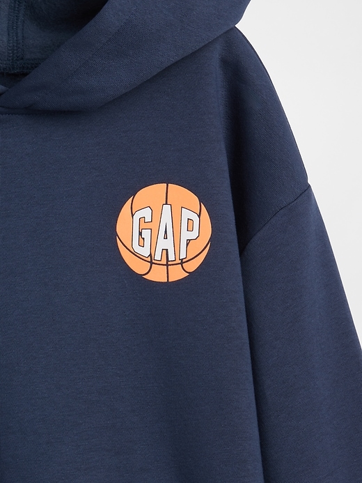 Image number 3 showing, Kids Relaxed Graphic Hoodie