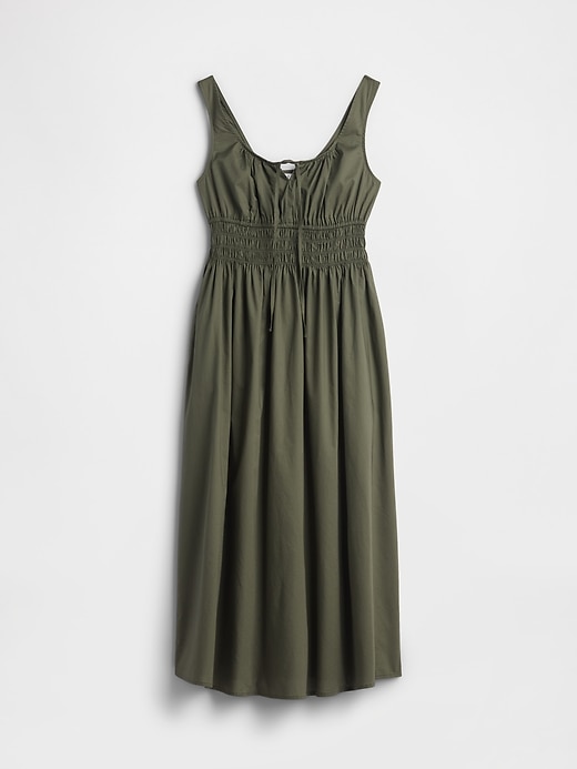 Image number 6 showing, Smocked Tie-Front Midi Dress