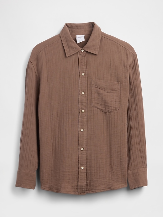 Image number 5 showing, Oversized Shirt in Gauze