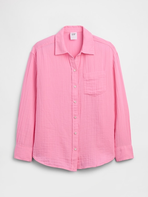 Image number 5 showing, Oversized Shirt in Gauze