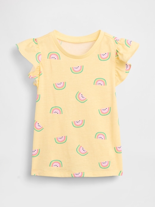 Image number 1 showing, babyGap Print Flutter Sleeve T-Shirt