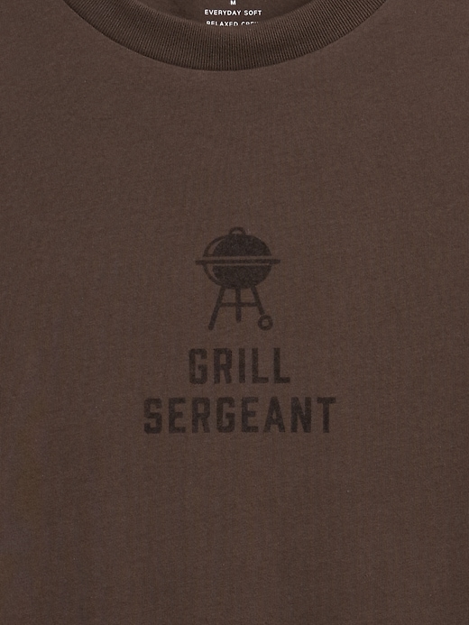 Image number 4 showing, Everyday Soft Relaxed Grill Sergeant Graphic T-Shirt