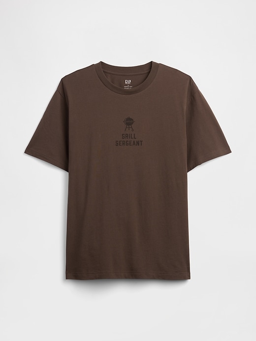 Image number 5 showing, Everyday Soft Relaxed Grill Sergeant Graphic T-Shirt