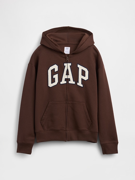 Image number 3 showing, Kids Relaxed Gap Logo Zip Hoodie