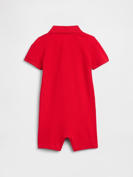 Image number 2 showing, Baby Brannan Bear Polo Romper