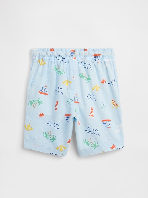 Image number 2 showing, babyGap Pull-On Linen-Blend Shorts