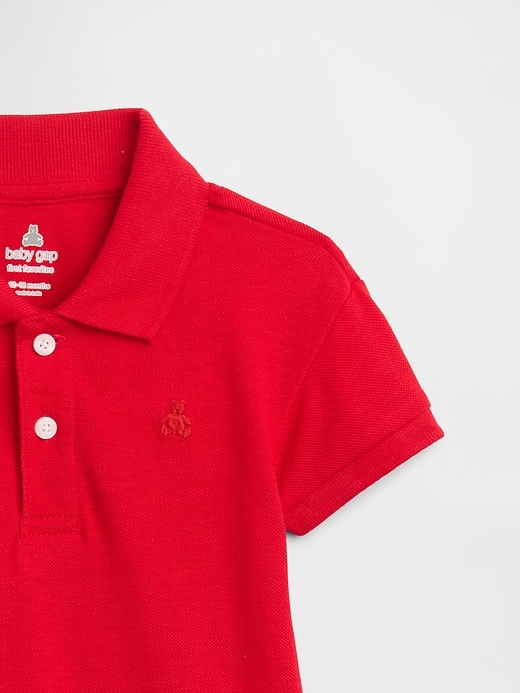 Image number 3 showing, Baby Brannan Bear Polo Romper